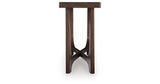 Korestone Dark Brown Sofa Table by Ashley at Eve Furniture