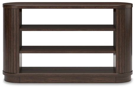 Korestone Warm Brown 60" Credenza by Ashley at Eve Furniture