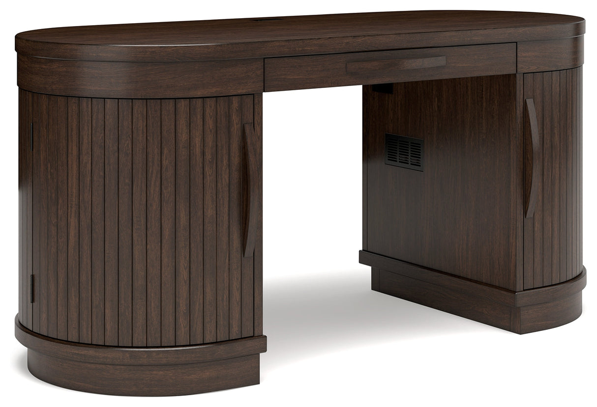 Korestone Warm Brown 63" Home Office Desk