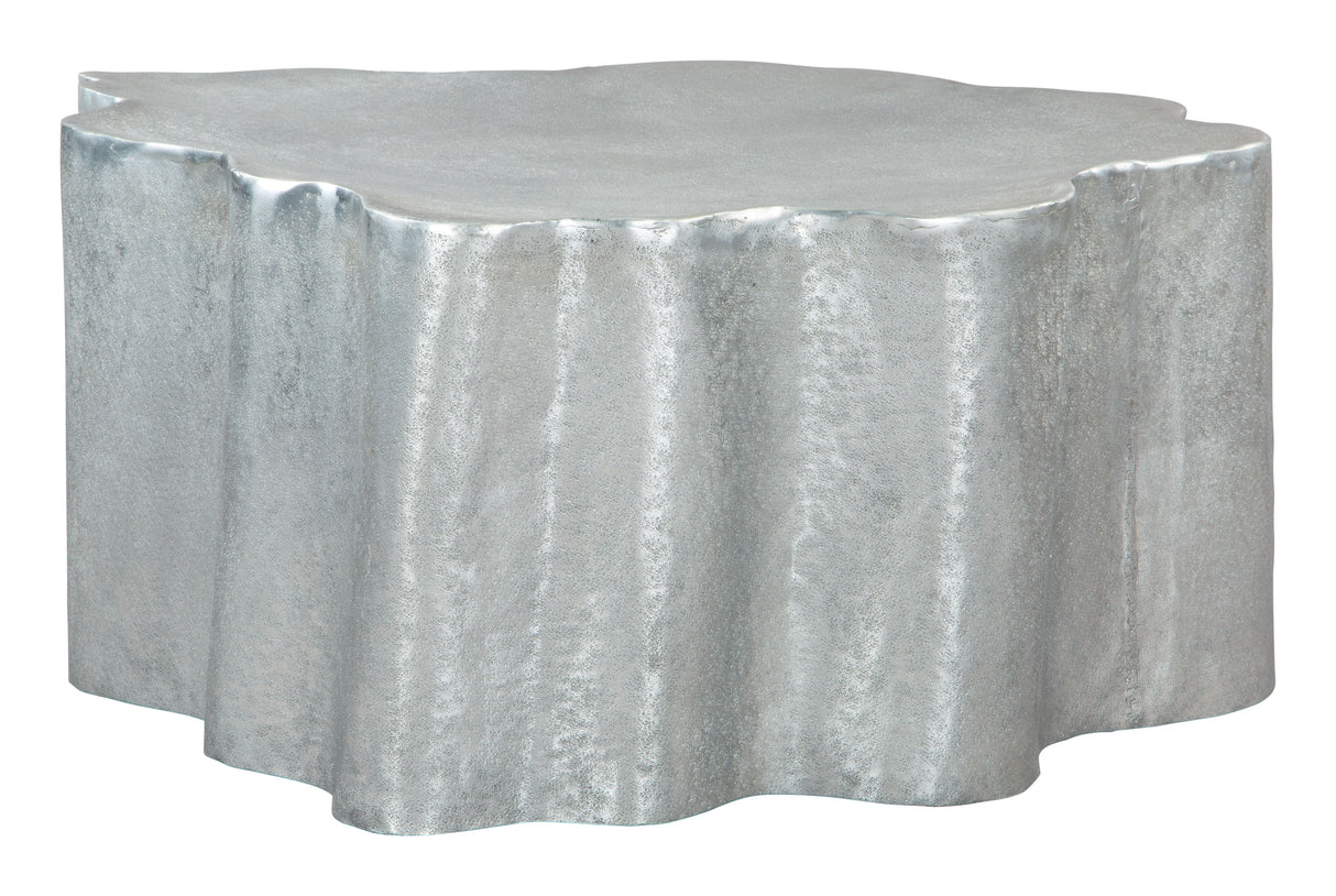 Kortha Antique Silver Coffee Table by Zuomod at Eve Furniture