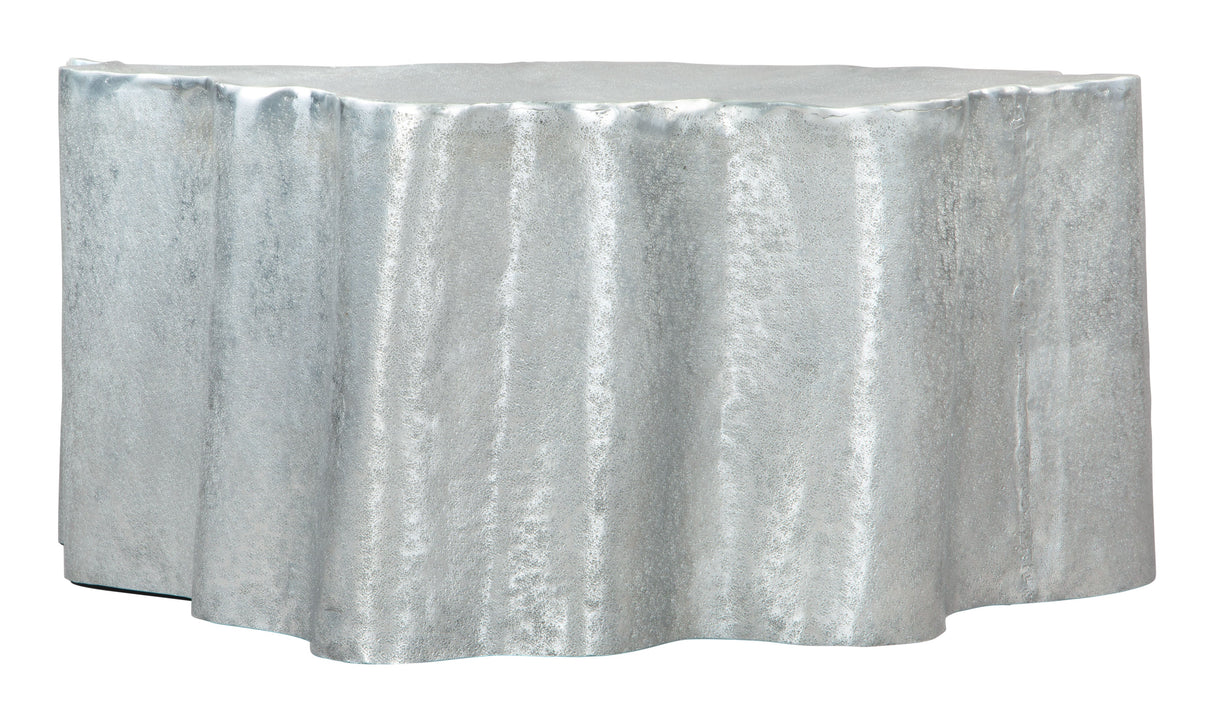 Kortha Antique Silver Coffee Table by Zuomod at Eve Furniture