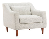Koseli Pewter Gray Armchair by Zuomod at Eve Furniture