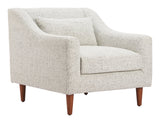 Koseli Pewter Gray Armchair by Zuomod at Eve Furniture