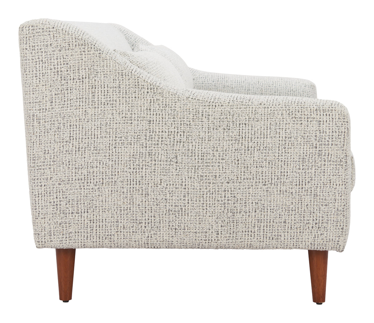 Koseli Pewter Gray Loveseat by Zuomod at Eve Furniture