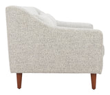 Koseli Pewter Gray Loveseat by Zuomod at Eve Furniture