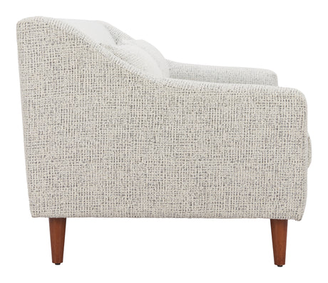 Koseli Pewter Gray Loveseat by Zuomod at Eve Furniture