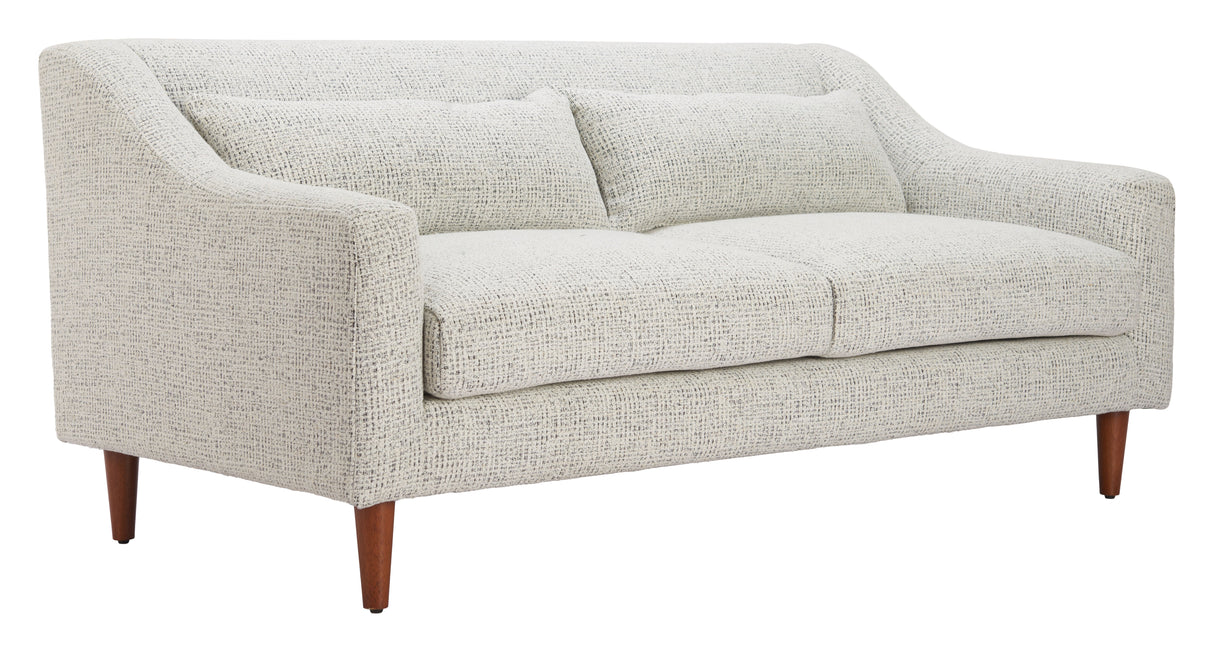 Koseli Pewter Gray Loveseat by Zuomod at Eve Furniture