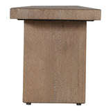 Koshi Bench Sandblasted Amber Oak by Moe's Home at Eve Furniture