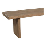 Koshi Bench Sandblasted Amber Oak by Moe's Home at Eve Furniture