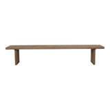 Koshi Bench Sandblasted Amber Oak by Moe's Home at Eve Furniture