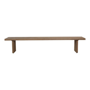 Koshi Bench Sandblasted Amber Oak by Moe's Home at Eve Furniture