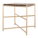 Kove Gold Side Table by Zuomod at Eve Furniture