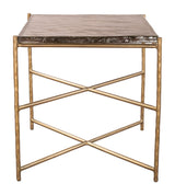 Kove Gold Side Table by Zuomod at Eve Furniture