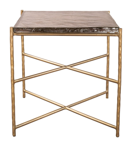Kove Gold Side Table by Zuomod at Eve Furniture