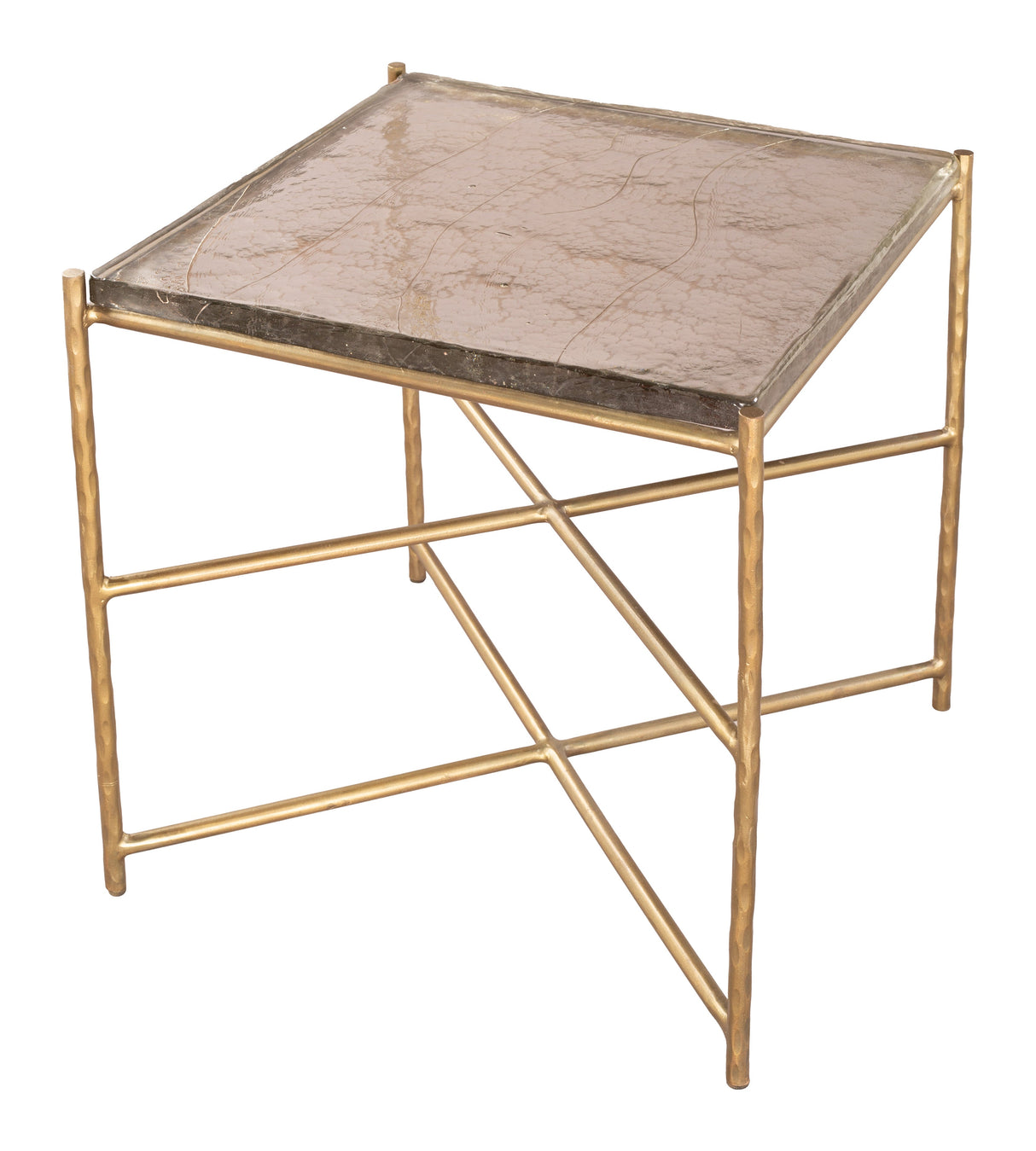 Kove Gold Side Table by Zuomod at Eve Furniture