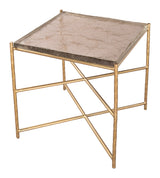 Kove Gold Side Table by Zuomod at Eve Furniture
