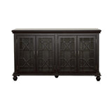 Kovu Black 4-Door Accent Cabinet by Coaster at Eve Furniture