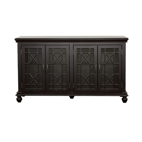 Kovu Black 4-Door Accent Cabinet by Coaster at Eve Furniture