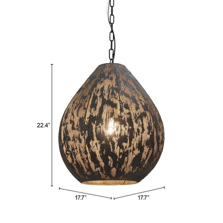 Koza Black Ceiling Lamp by Zuomod at Eve Furniture