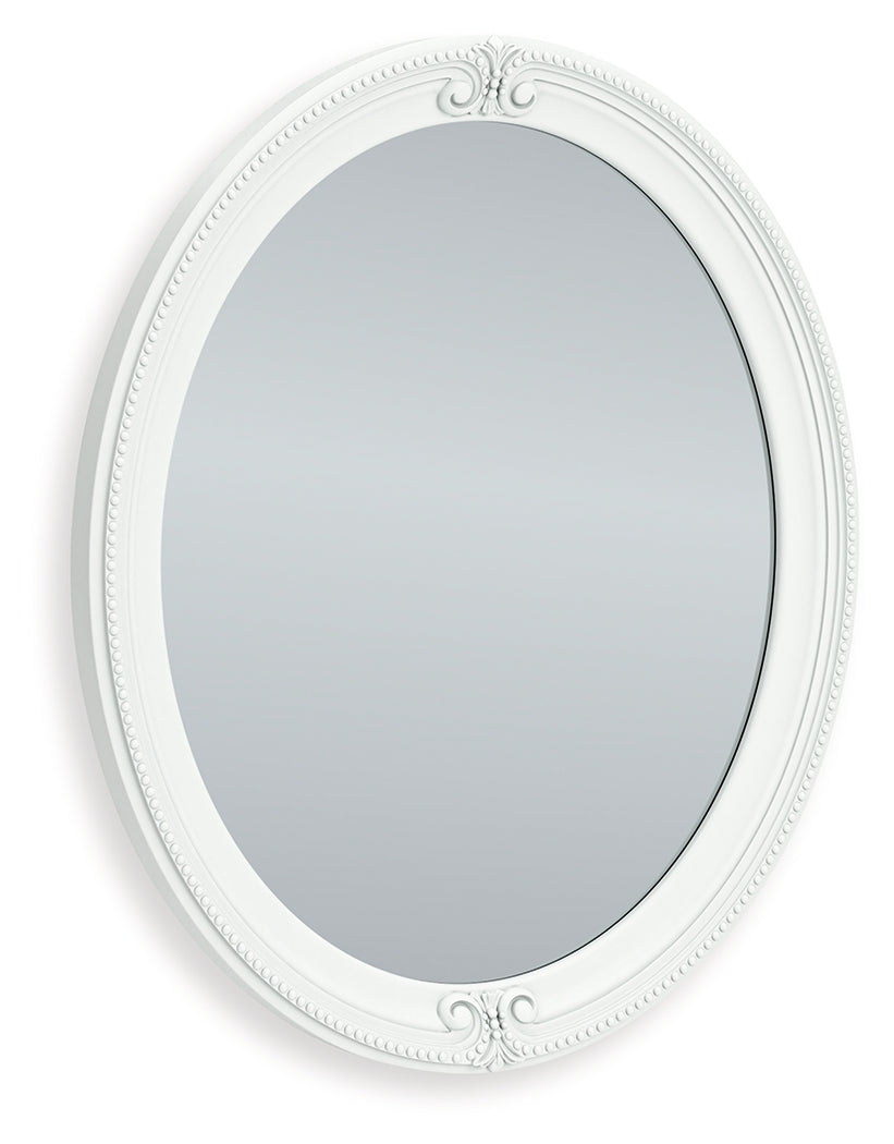 Kozlani White Bedroom Mirror (Mirror Only) by ASHLEY FURNITURE at Eve Furniture