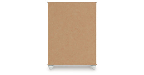 Kozlani White Chest of Drawers by Ashley at Eve Furniture