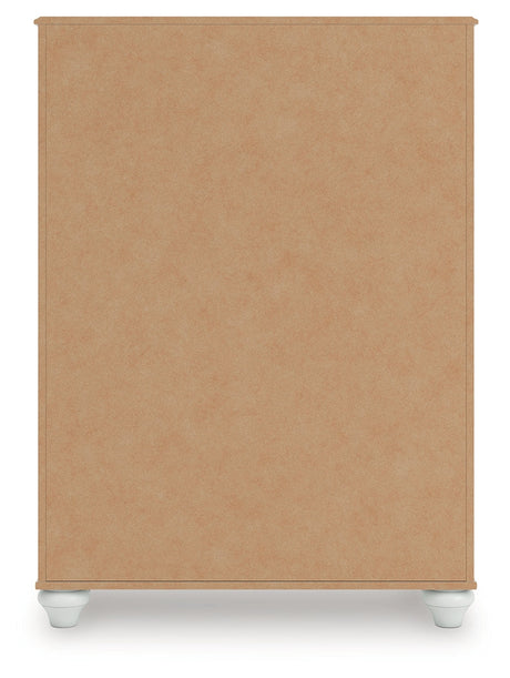 Kozlani White Chest of Drawers by Ashley at Eve Furniture