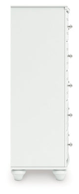 Kozlani White Chest of Drawers by Ashley at Eve Furniture