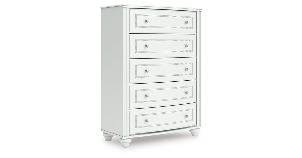 Kozlani White Chest of Drawers by ASHLEY FURNITURE at Eve Furniture