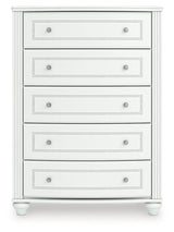Kozlani White Chest of Drawers by ASHLEY FURNITURE at Eve Furniture