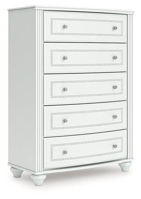 Kozlani White Chest of Drawers by ASHLEY FURNITURE at Eve Furniture