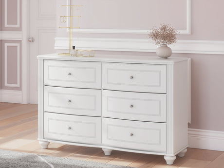 Kozlani White Dresser by Ashley at Eve Furniture