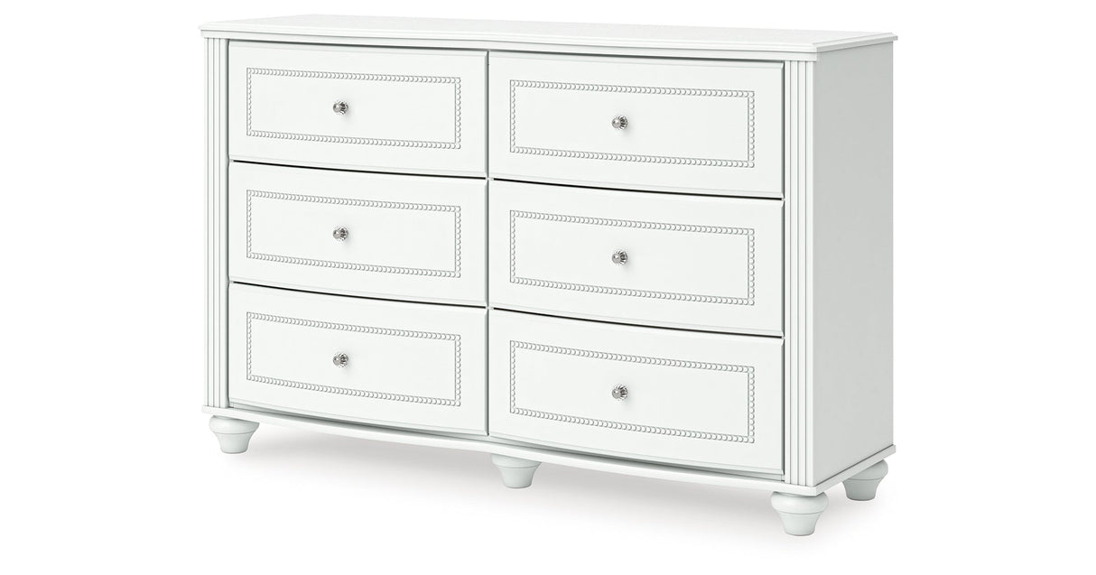 Kozlani White Dresser by Ashley at Eve Furniture
