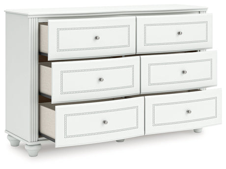 Kozlani White Dresser by Ashley at Eve Furniture