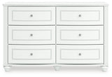 Kozlani White Dresser by Ashley at Eve Furniture