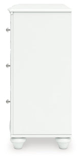 Kozlani White Dresser by Ashley at Eve Furniture