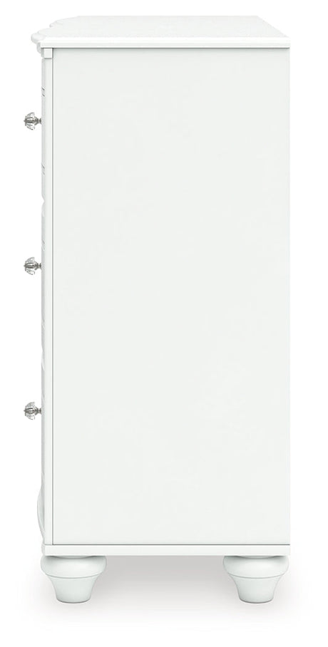 Kozlani White Dresser by Ashley at Eve Furniture