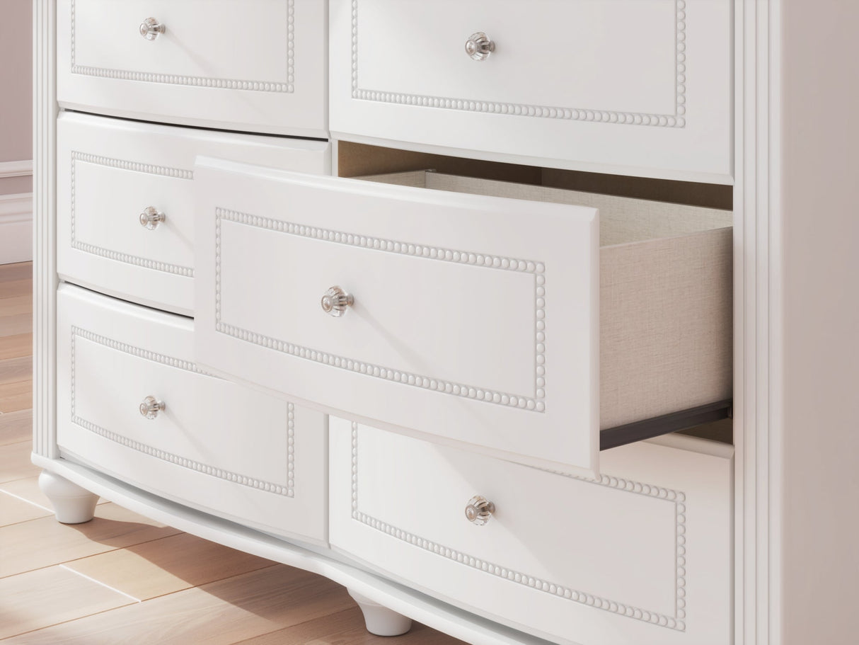 Kozlani White Dresser by ASHLEY FURNITURE at Eve Furniture