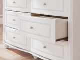 Kozlani White Dresser by ASHLEY FURNITURE at Eve Furniture