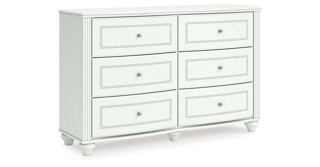 Kozlani White Dresser by ASHLEY FURNITURE at Eve Furniture