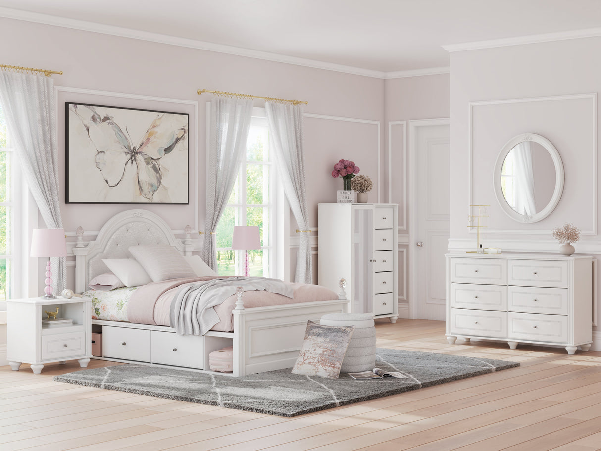 Kozlani White Dresser by ASHLEY FURNITURE at Eve Furniture