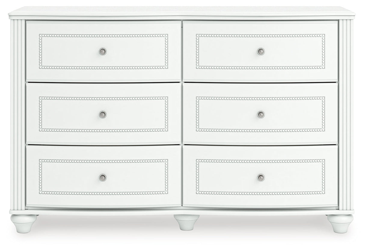 Kozlani White Dresser by ASHLEY FURNITURE at Eve Furniture