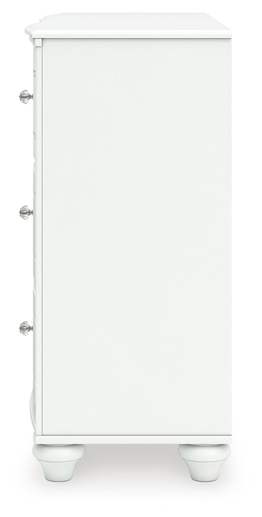 Kozlani White Dresser by ASHLEY FURNITURE at Eve Furniture