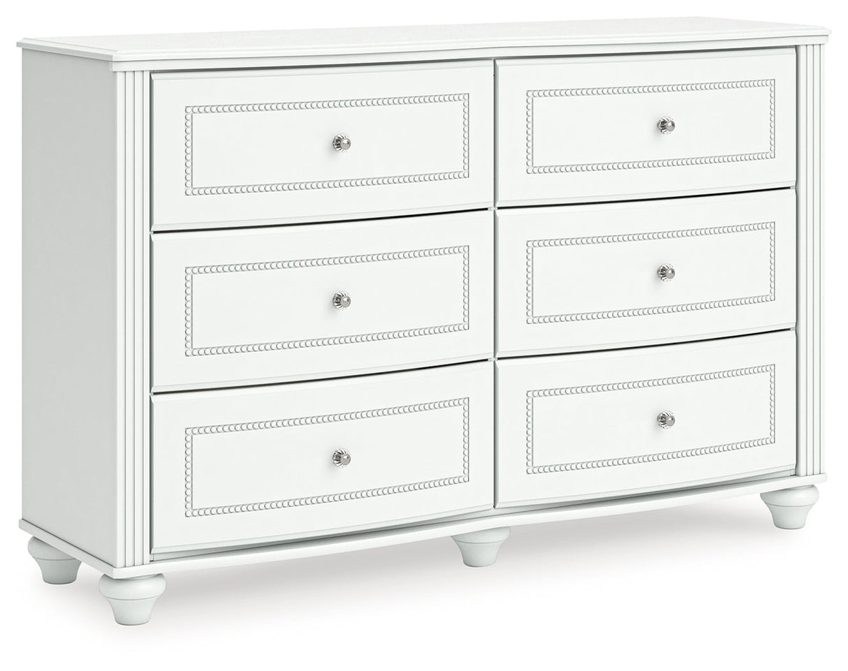 Kozlani White Dresser by ASHLEY FURNITURE at Eve Furniture