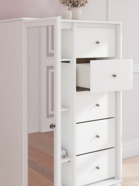 Kozlani White Dressing Chest by Ashley at Eve Furniture