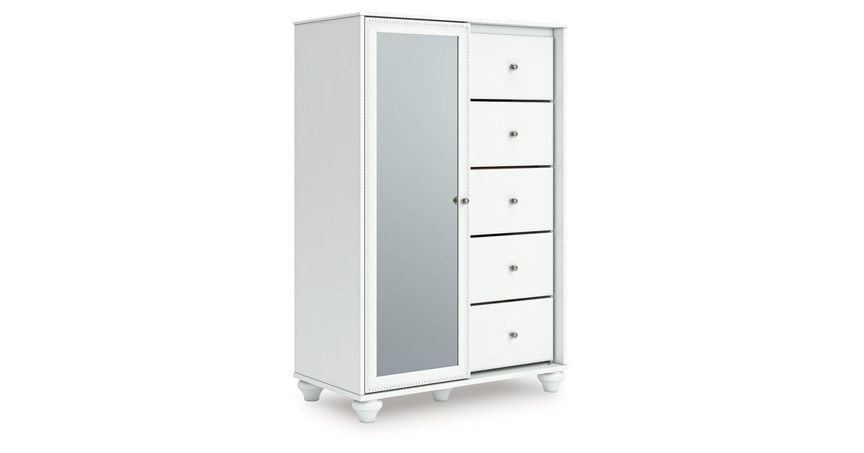 Kozlani White Dressing Chest by Ashley at Eve Furniture