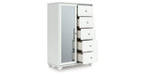 Kozlani White Dressing Chest by Ashley at Eve Furniture