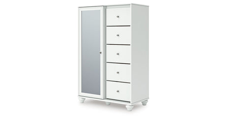 Kozlani White Dressing Chest by Ashley at Eve Furniture