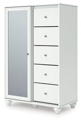 Kozlani White Dressing Chest by Ashley at Eve Furniture