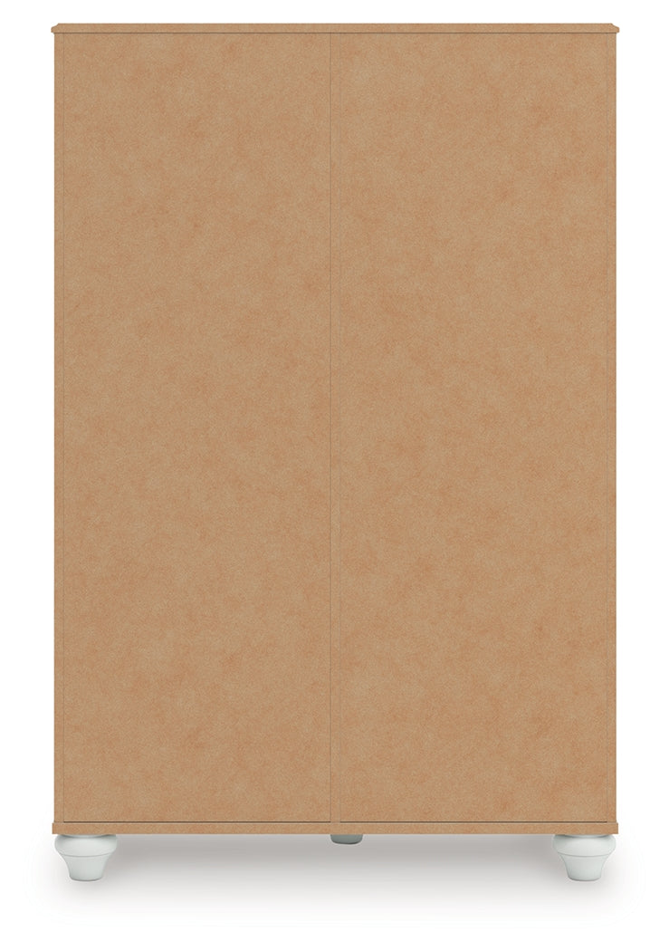 Kozlani White Dressing Chest by Ashley at Eve Furniture