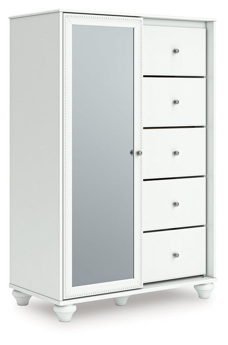 Kozlani White Dressing Chest by Ashley at Eve Furniture